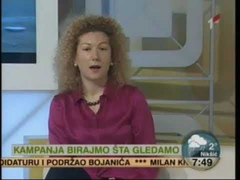 RTCG 20.03.2018 Kampanja Birajmo šta gledamo, Elvira Ceković