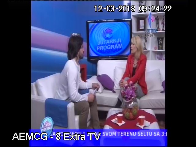 12 mart 2018, Corona TV Jutarnji program gostovanje Elvira Cekovic